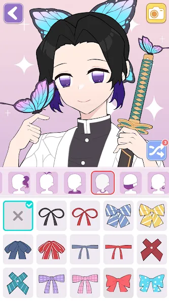 Vlinder Avatar Maker: dress up [MOD: безлимитные монеты и все наряды] последняя версия — скриншот 4