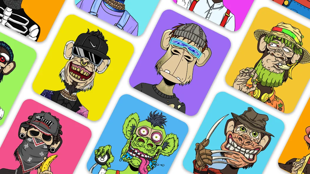 Bored Ape Creator - NFT Art [MOD: открыты все функции редактора] (Бесплатно / APK) — скриншот 2