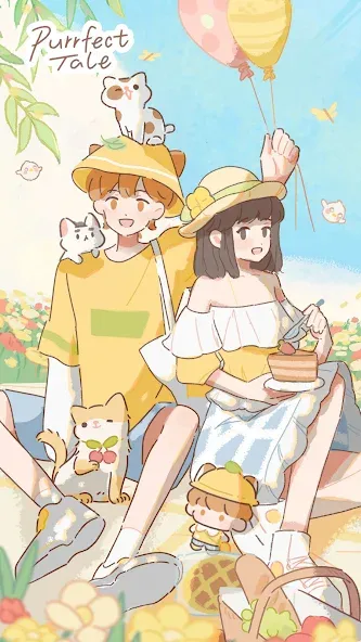 Purrfect Tale [MOD: много монет и подарков] последняя версия — скриншот 1