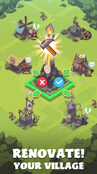 Скачать Dawn Heroes [MOD: много денег и усиленные герои] на телефон — скриншот 2