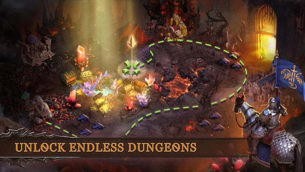 Dungeon & Heroes: 3D RPG [MOD: безлимитные деньги и усиленные герои] последняя версия — скриншот 4