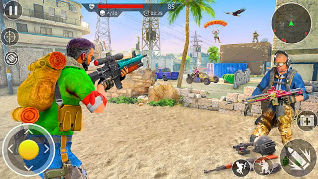 Скачать взлом Elite Commando Shooting Games [MOD: безлимитные патроны и оружие открыто] — скриншот 5