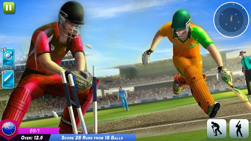 World Cricket Games Offline [MOD: безлимитные деньги и энергия] на Андроид — скриншот 4