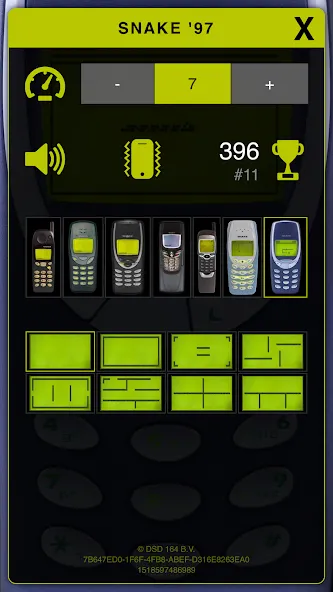 Скачать Snake '97: retro phone classic [MOD: классический змей без рекламы] — скриншот 3