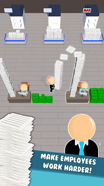 Скачать взлом Office Fever [MOD: безлимитные деньги и ресурсы] — скриншот 1