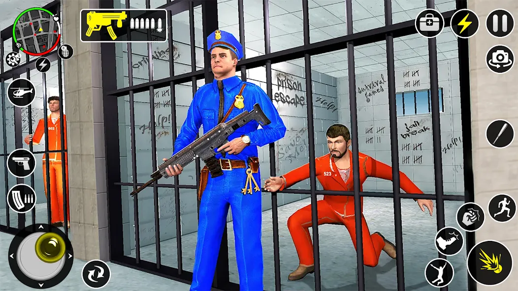 Grand Jailbreak Prison Escape [MOD: без рекламы и много денег] — Скачать бесплатно (APK) — скриншот 5