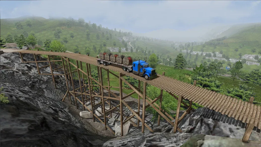Universal Truck Simulator [MOD: безлимитные деньги и топливо] последняя версия — скриншот 1
