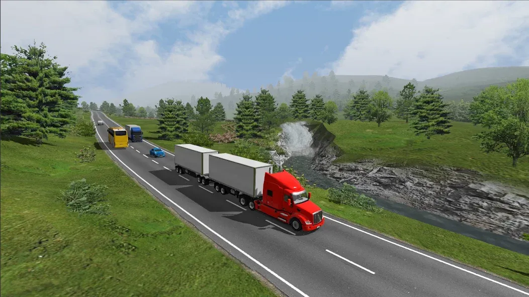 Universal Truck Simulator [MOD: безлимитные деньги и топливо] последняя версия — скриншот 3
