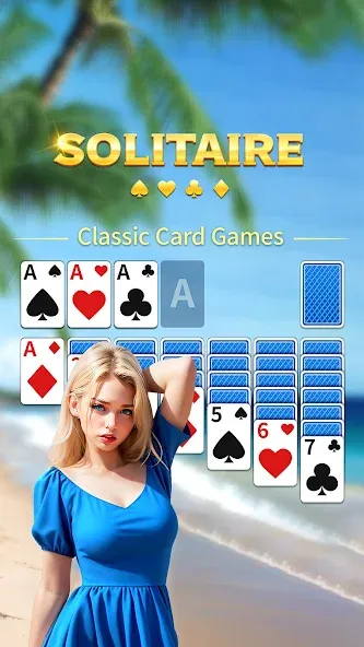 Solitaire Classic:Card Game [MOD: безлимитные подсказки и отмена ходов] — Скачать бесплатно (APK) — скриншот 1