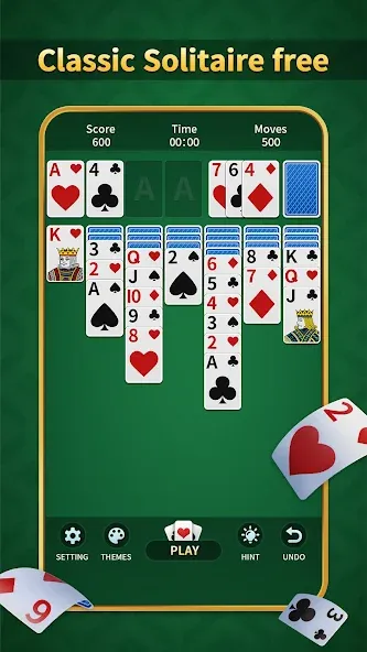 Solitaire Classic:Card Game [MOD: безлимитные подсказки и отмена ходов] — Скачать бесплатно (APK) — скриншот 5