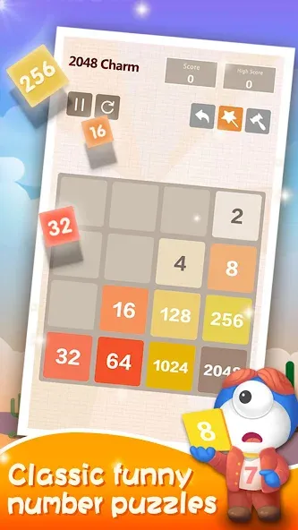 Number Charm: Slide Puzzle [MOD: без рекламы и подсказки доступны] — Скачать бесплатно (APK) — скриншот 4