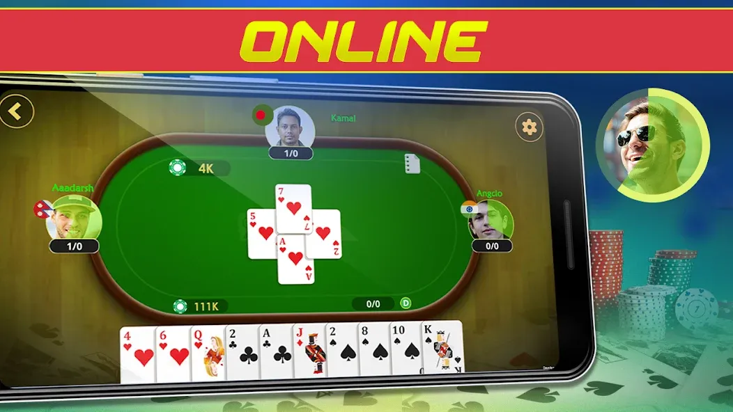 Call Bridge Card Game - Spades [MOD: безлимитные монеты и подсказки] последняя версия — скриншот 2