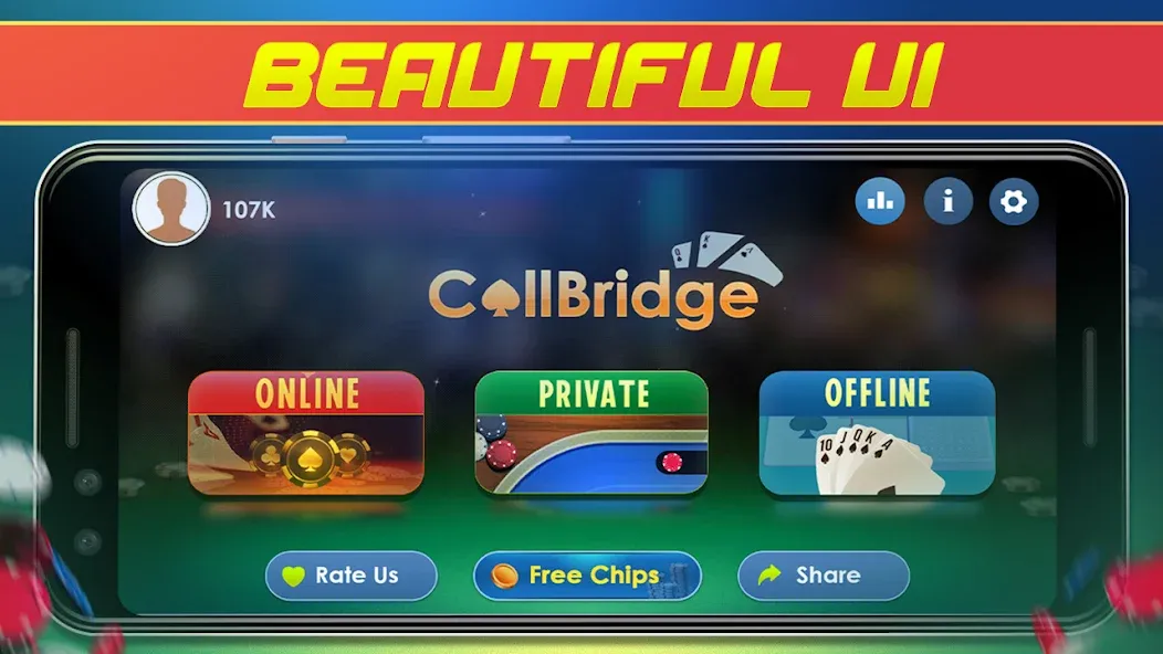 Call Bridge Card Game - Spades [MOD: безлимитные монеты и подсказки] последняя версия — скриншот 5