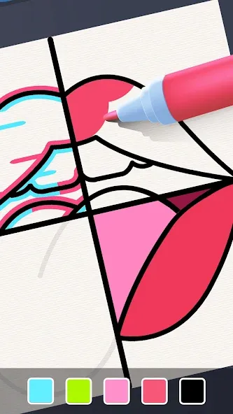 Скачать Drawing Carnival [MOD: безлимитные монеты и все рисунки открыты] на телефон — скриншот 2