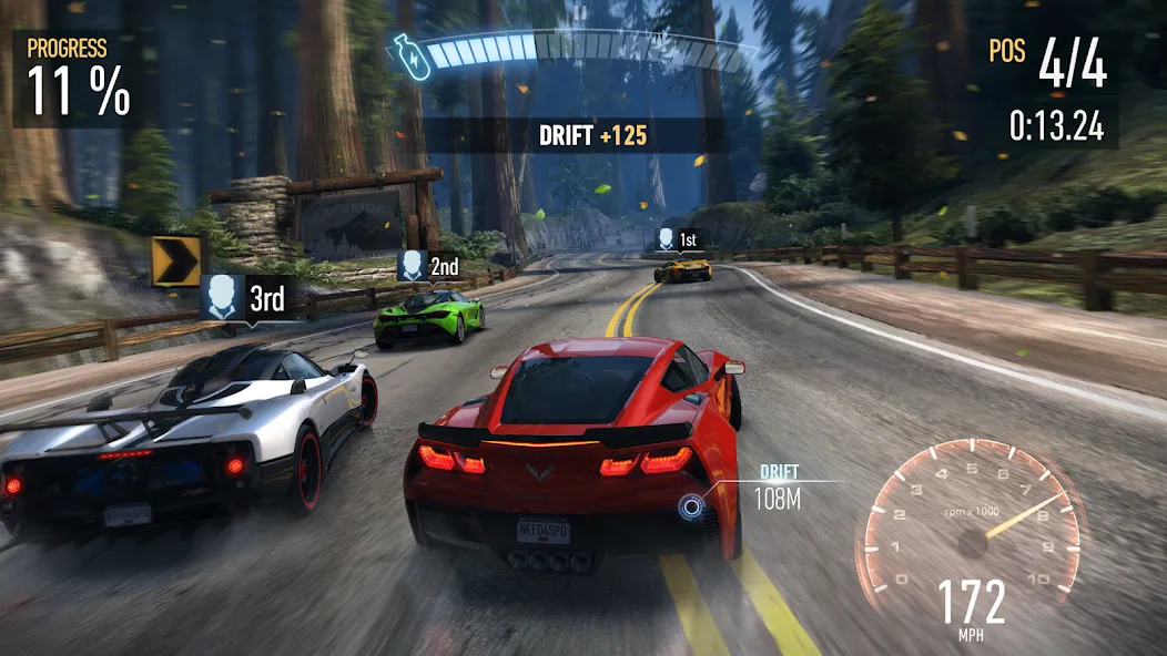 Скачать Need for Speed™ No Limits [MOD: безлимитные деньги и топливное ускорение] — скриншот 1