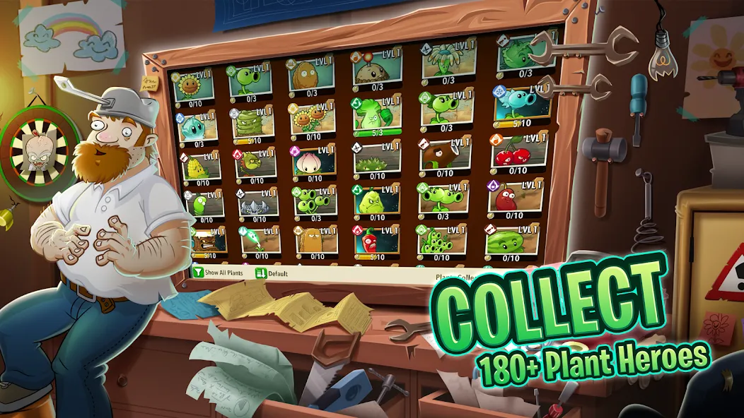 Взломанная Plants vs. Zombies™ 2 [MOD: безлимитные монеты и разблокированные растения] на Андроид — скриншот 2