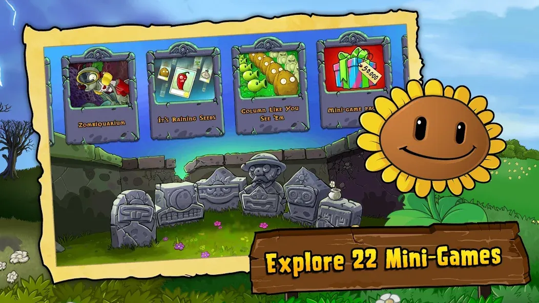 Скачать Plants vs. Zombies™ [MOD: безлимитные солнца и открыты все растения] на телефон — скриншот 4