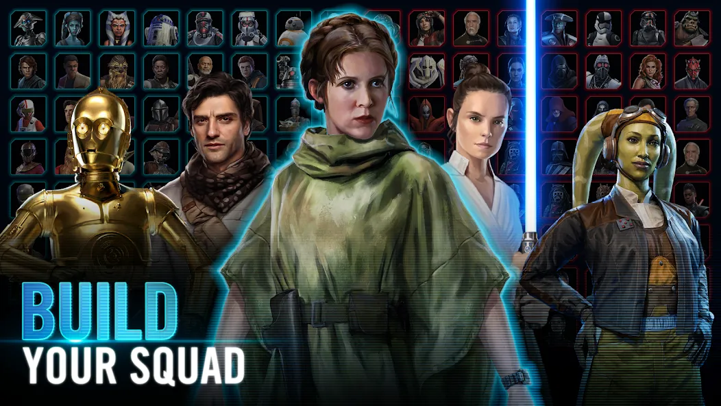 Star Wars™: Galaxy of Heroes [MOD: много кристаллов и энергии] (Бесплатно / APK) — скриншот 1