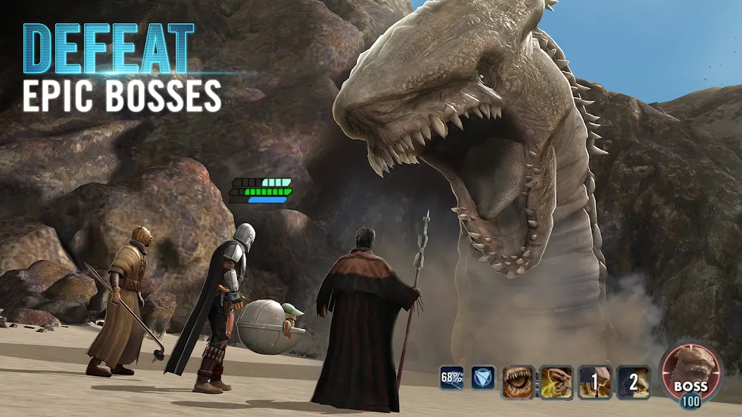 Star Wars™: Galaxy of Heroes [MOD: много кристаллов и энергии] (Бесплатно / APK) — скриншот 3