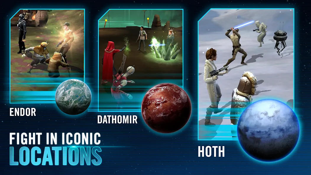 Star Wars™: Galaxy of Heroes [MOD: много кристаллов и энергии] (Бесплатно / APK) — скриншот 4