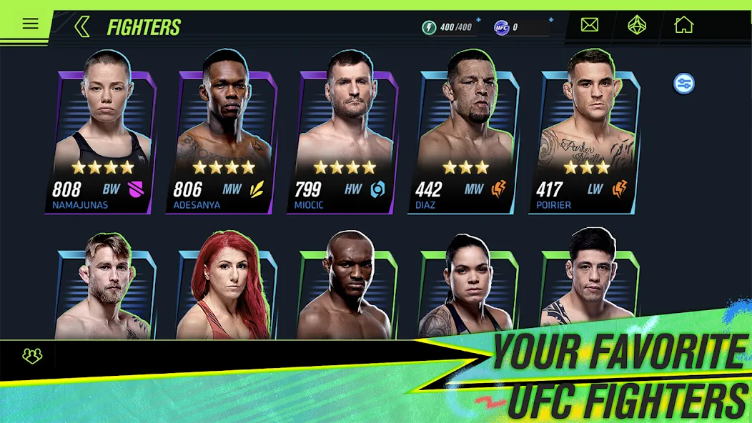EA SPORTS™ UFC® Mobile 2 [MOD: безлимитные деньги и энергия] последняя версия — скриншот 2