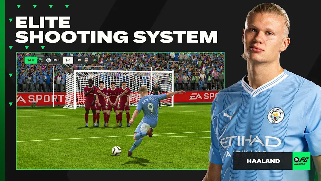 EA SPORTS FC™ Mobile Soccer [MOD: безлимитные деньги и усиленная команда] последняя версия — скриншот 1