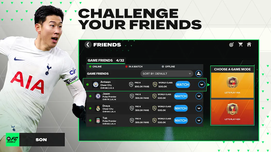 EA SPORTS FC™ Mobile Soccer [MOD: безлимитные деньги и усиленная команда] последняя версия — скриншот 5