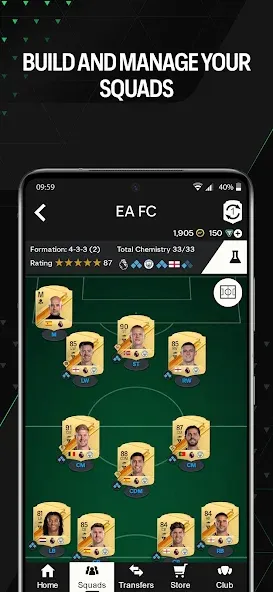 Скачать EA SPORTS FC™ 24 Companion [MOD: неограниченные монеты и быстрый прогресс] на телефон — скриншот 3