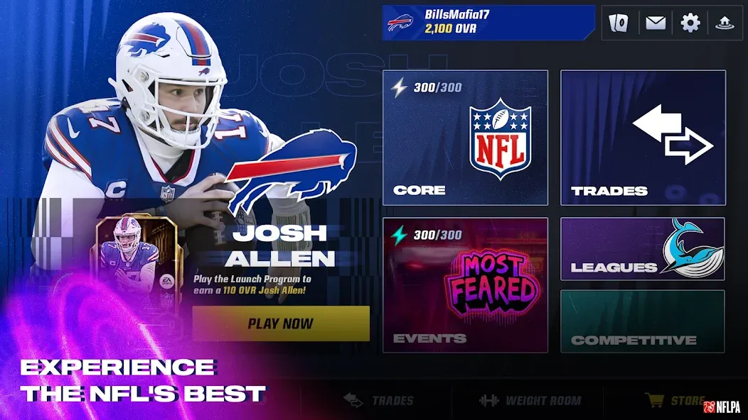 Взломанная Madden NFL 24 Mobile Football [MOD: безлимитные деньги и энергия] на Андроид — скриншот 2