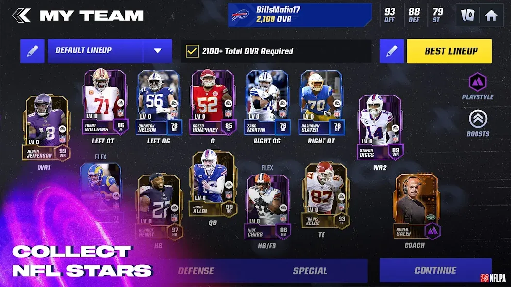 Взломанная Madden NFL 24 Mobile Football [MOD: безлимитные деньги и энергия] на Андроид — скриншот 3
