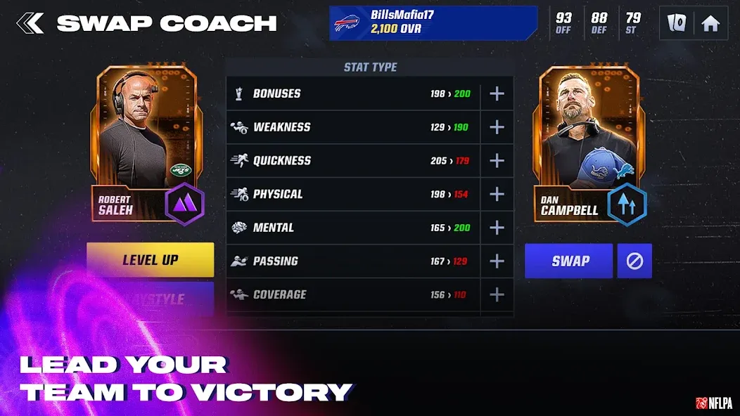 Взломанная Madden NFL 24 Mobile Football [MOD: безлимитные деньги и энергия] на Андроид — скриншот 5