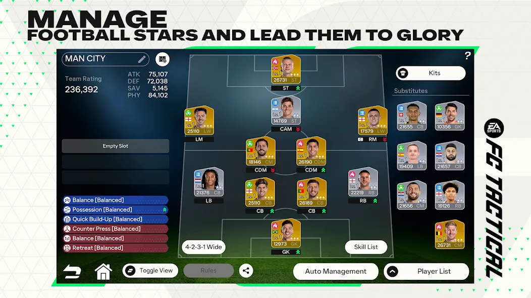 EA SPORTS FC™ Tactical [MOD: безлимитные деньги и энергия] — Скачать бесплатно (APK) — скриншот 4