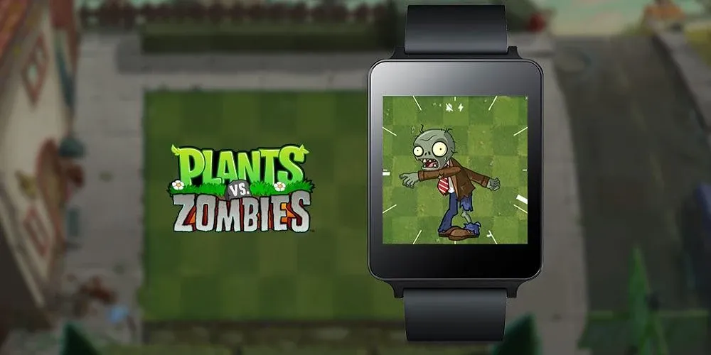 Взломанная Plants vs. Zombies™ Watch Face [MOD: зомби разблокированы и без рекламы] на Андроид — скриншот 2