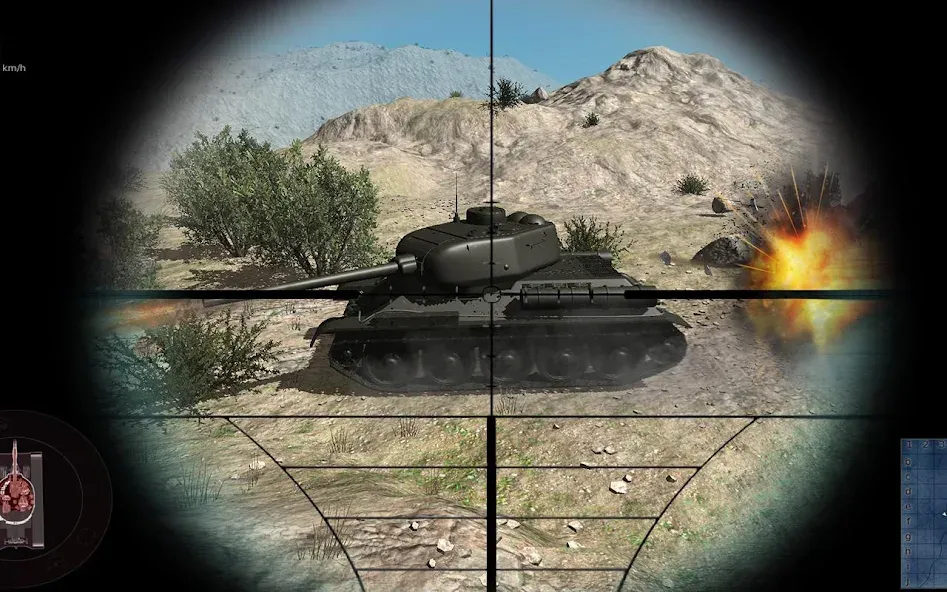 Real Tank Battle : War Machine [MOD: безлимитные деньги и мощные танки] последняя версия — скриншот 2