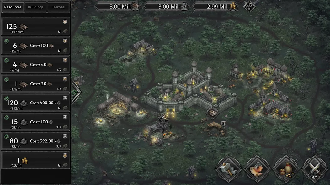 Champions of Avan - Idle RPG [MOD: безлимитные ресурсы и усиленные герои] (Бесплатно / APK) — скриншот 2