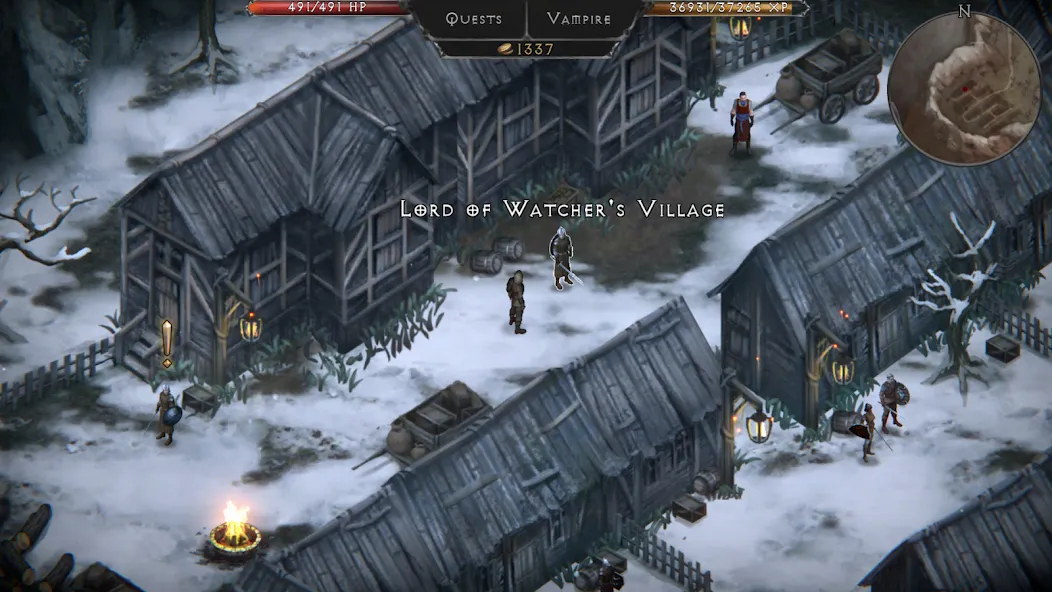Vampire's Fall: Origins RPG [MOD: безлимитные деньги и открыты уровни] (Бесплатно / APK) — скриншот 4