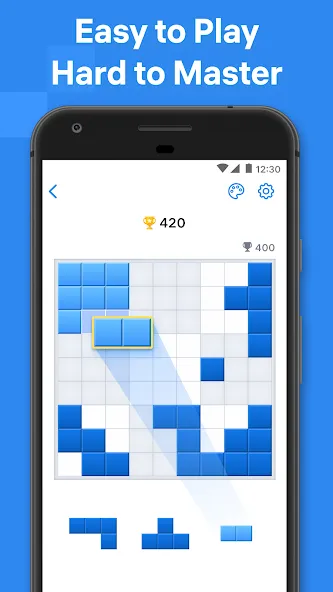 Взломанная Blockudoku®: Block Puzzle Game [MOD: без рекламы и подсказки доступны] на Андроид — скриншот 5