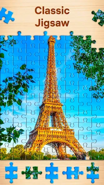 Взломанная Jigsaw Puzzles - Puzzle Games [MOD: без рекламы и все пазлы открыты] на Андроид — скриншот 1