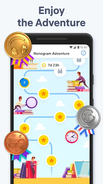 Скачать Nonogram.com - Picture Cross [MOD: без рекламы и подсказки доступны] на телефон — скриншот 5