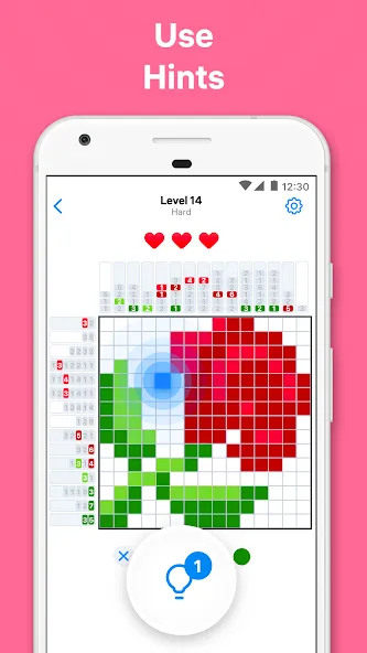 Nonogram Color - Logic Puzzle [MOD: без рекламы и все уровни открыты] на Андроид — скриншот 5