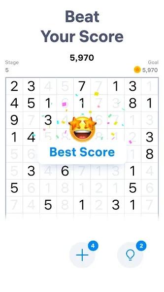 Взломанная Number Match - Number Games [MOD: без рекламы и бесконечные подсказки] на Андроид — скриншот 2