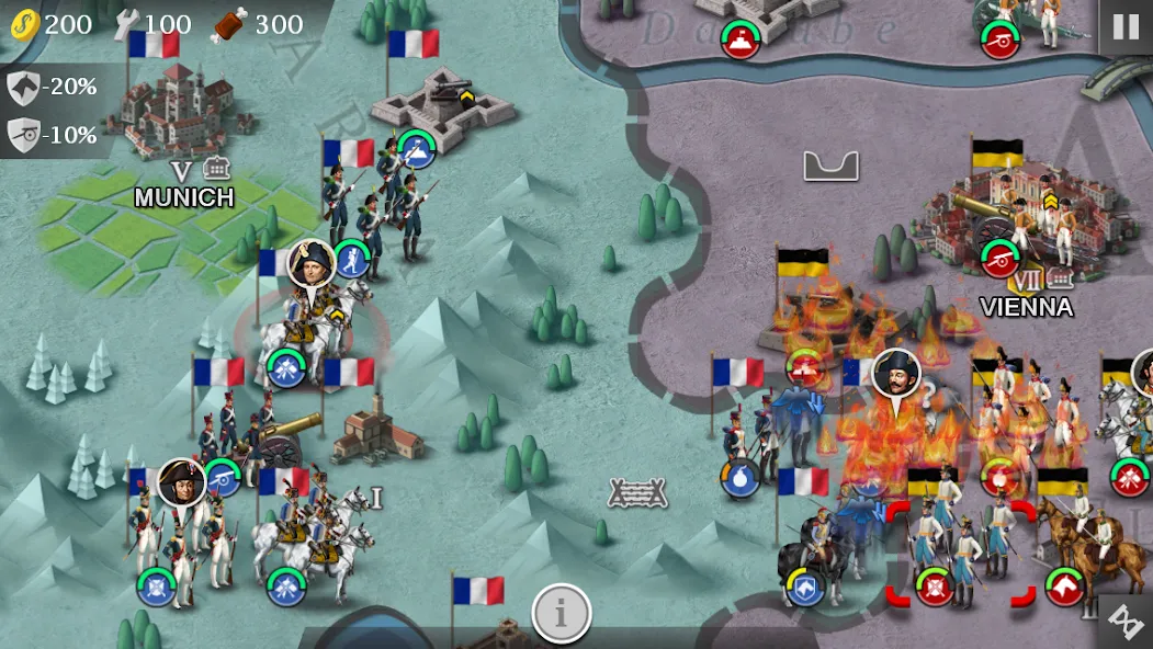 European War 4 : Napoleon [MOD: безлимитные деньги и все генералы] — Скачать бесплатно (APK) — скриншот 3