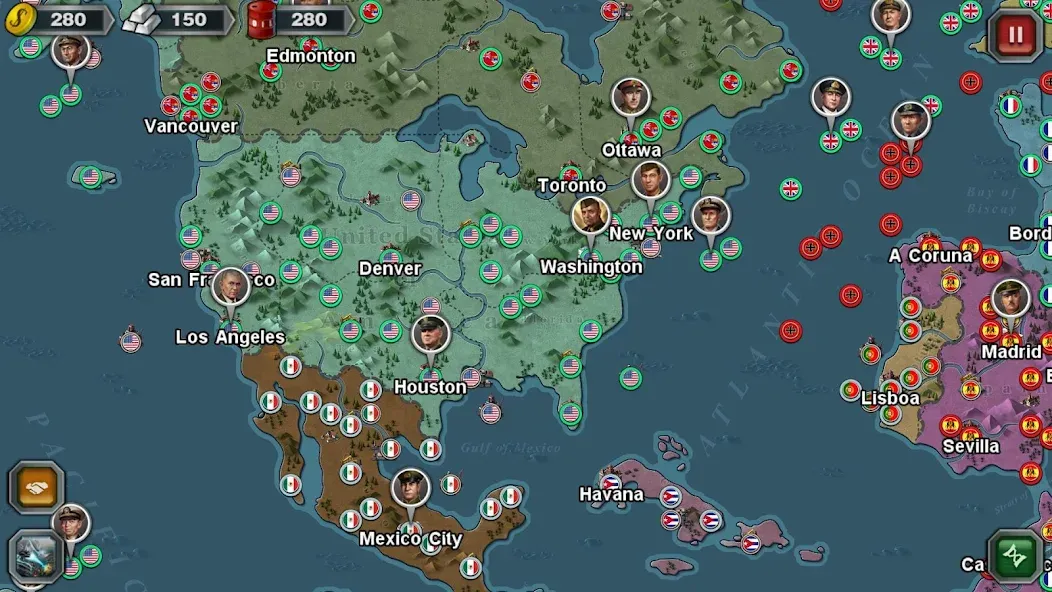 World Conqueror 3-WW2 Strategy [MOD: безлимитные деньги и войска] (Бесплатно / APK) — скриншот 2
