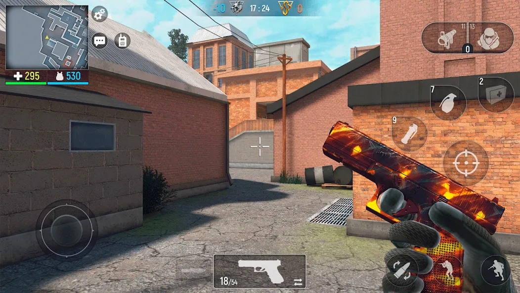 Скачать Modern Ops: Gun Shooting Games [MOD: безлимитные патроны и мощное оружие] на телефон — скриншот 2