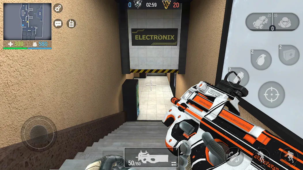 Скачать Modern Ops: Gun Shooting Games [MOD: безлимитные патроны и мощное оружие] на телефон — скриншот 4