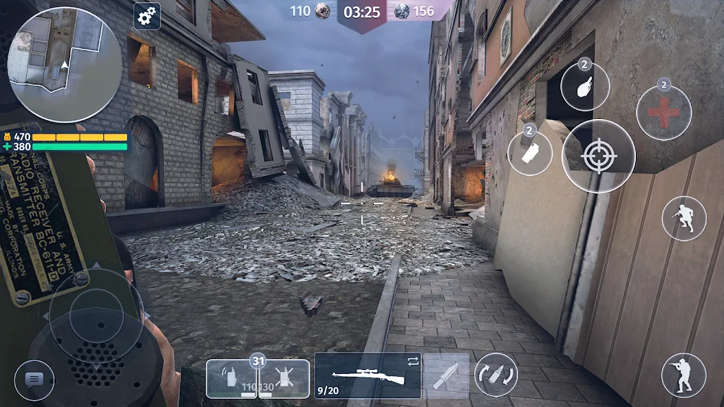 World War 2: Shooting Games [MOD: безлимитные патроны и все оружие] — Скачать бесплатно (APK) — скриншот 2
