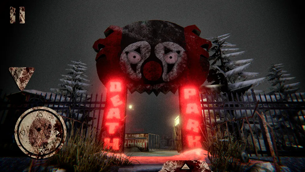 Скачать взлом Death Park: Scary Clown Horror [MOD: без рекламы и открыты все уровни] — скриншот 2