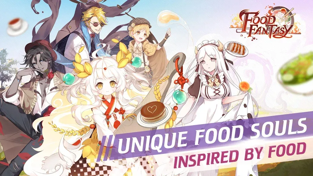 Food Fantasy [MOD: безлимитные деньги и алмазы] (Бесплатно / APK) — скриншот 1