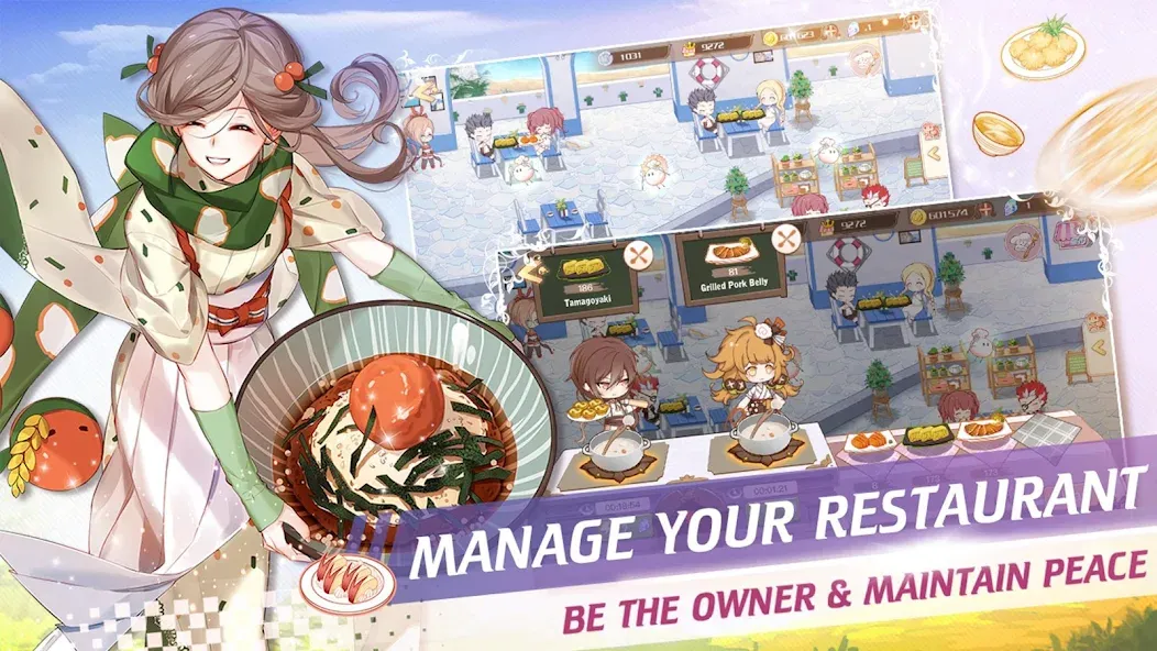 Food Fantasy [MOD: безлимитные деньги и алмазы] (Бесплатно / APK) — скриншот 3