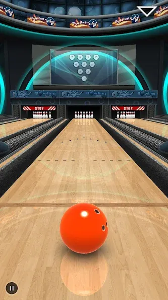 Bowling Game 3D [MOD: безлимитные монеты и все шары открыты] на Андроид — скриншот 1